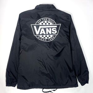 VANS Off The Wall Big Logo Windbreaker Coach’s Jacket Men’s Lg